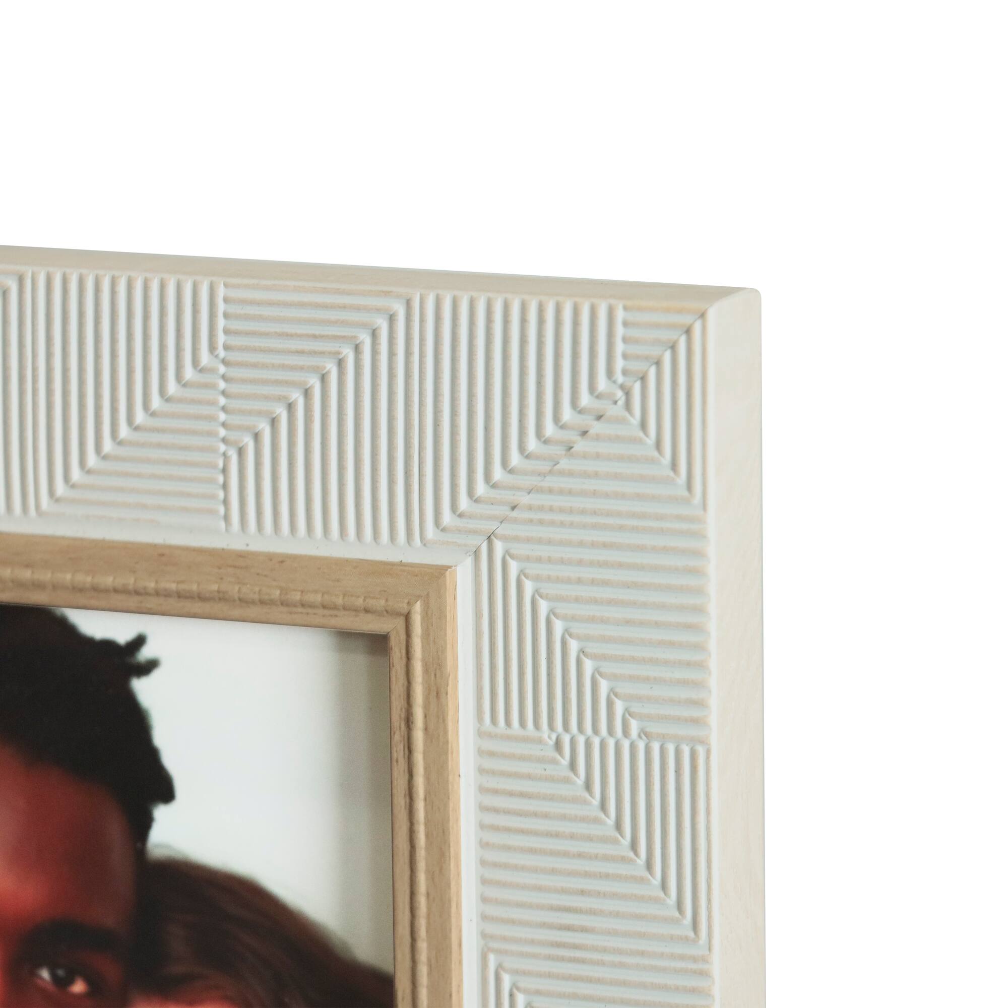 4" x 6" White Embossed Frame by Ashland®